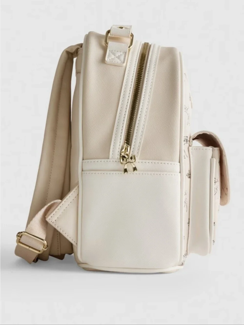 Disney Bambi Cream Mini Backpack - Floral Accent, Primark